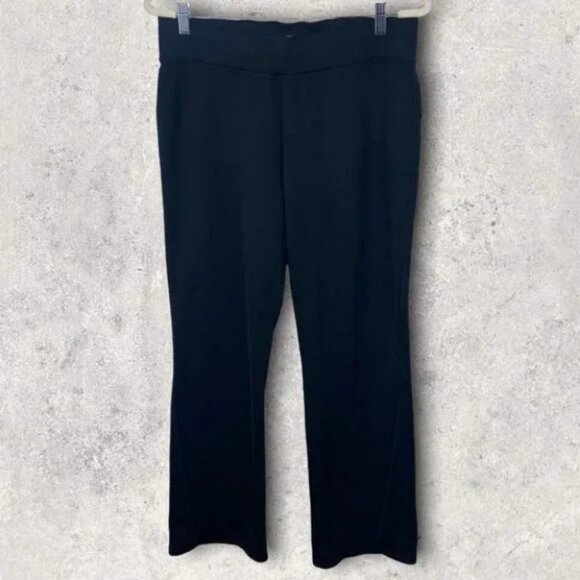 Columbia Black High Rise Fleece Lined Yoga Leggings Size Large Stretch Pants L - Picture 2 of 7